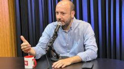 O prefeito Gustavo Perissinotto (PSD) em entrevista nesta semana na Rádio Jovem Pan News Rio Claro FM 106,1