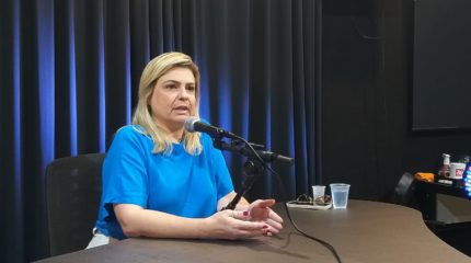 Gisele Pfeifer, no Jornal da Manhã