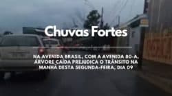 Chuva alaga vários locais na noite de domingo em Rio Claro