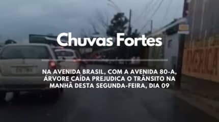 Chuva alaga vários locais na noite de domingo em Rio Claro