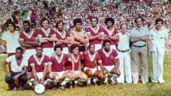 Equipe do Velo Clube que conquistou o acesso em 1978