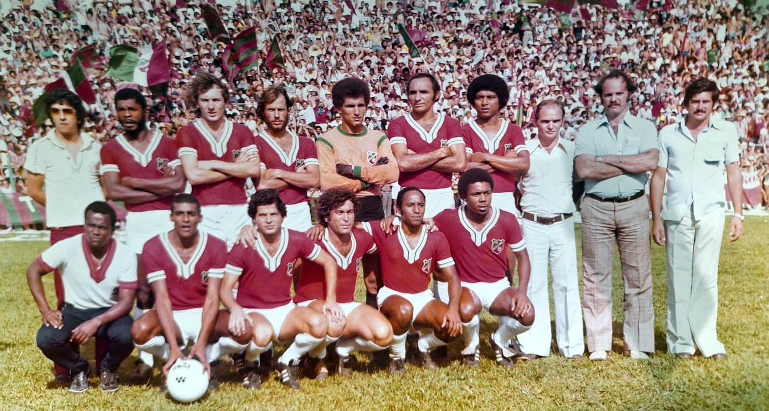 Equipe do Velo Clube que conquistou o acesso em 1978