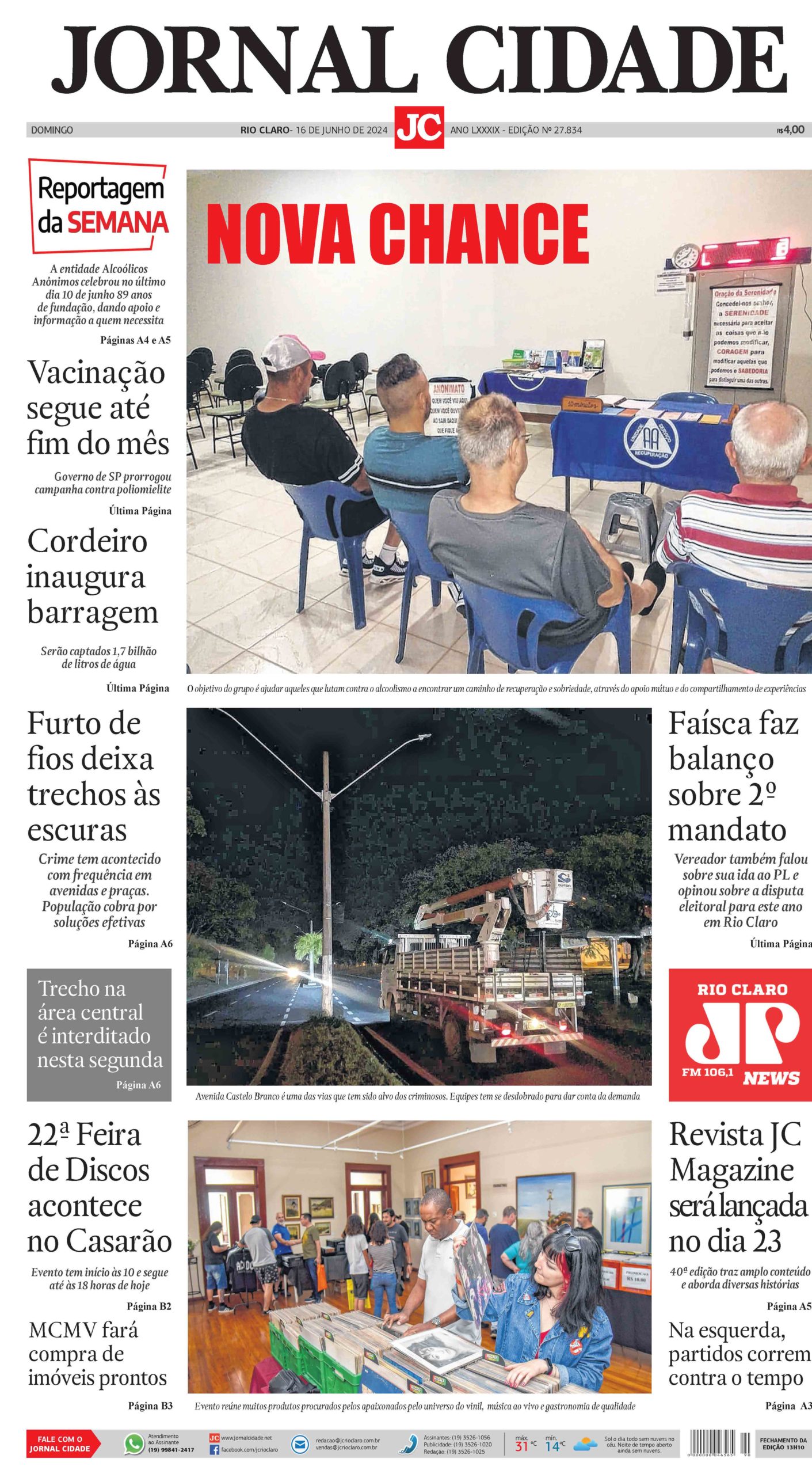 Jornal Cidade 16 De Junho De 2024 Jornal Cidade Rc