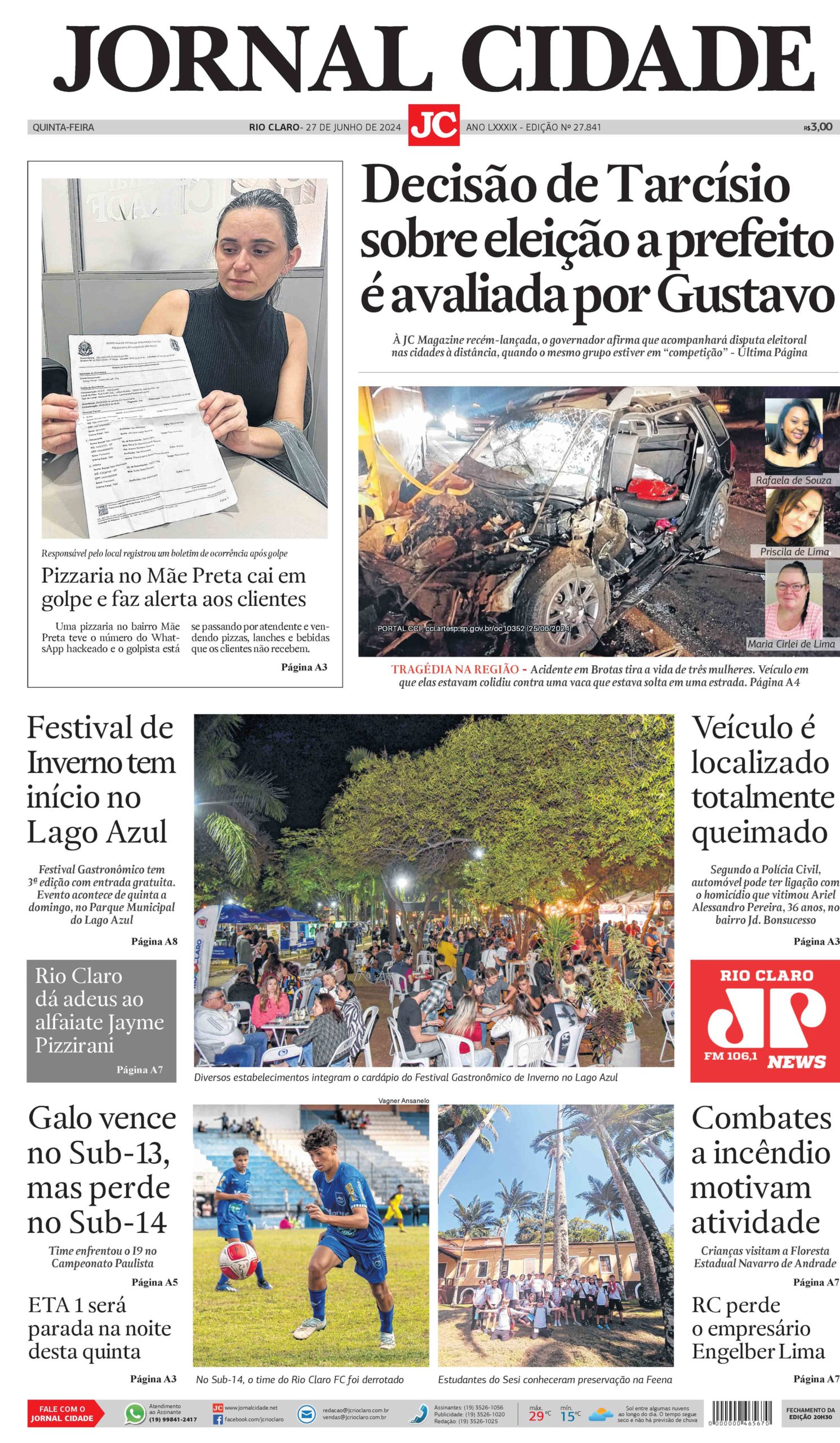 Jornal Cidade 27 De Junho De 2024 Jornal Cidade Rc