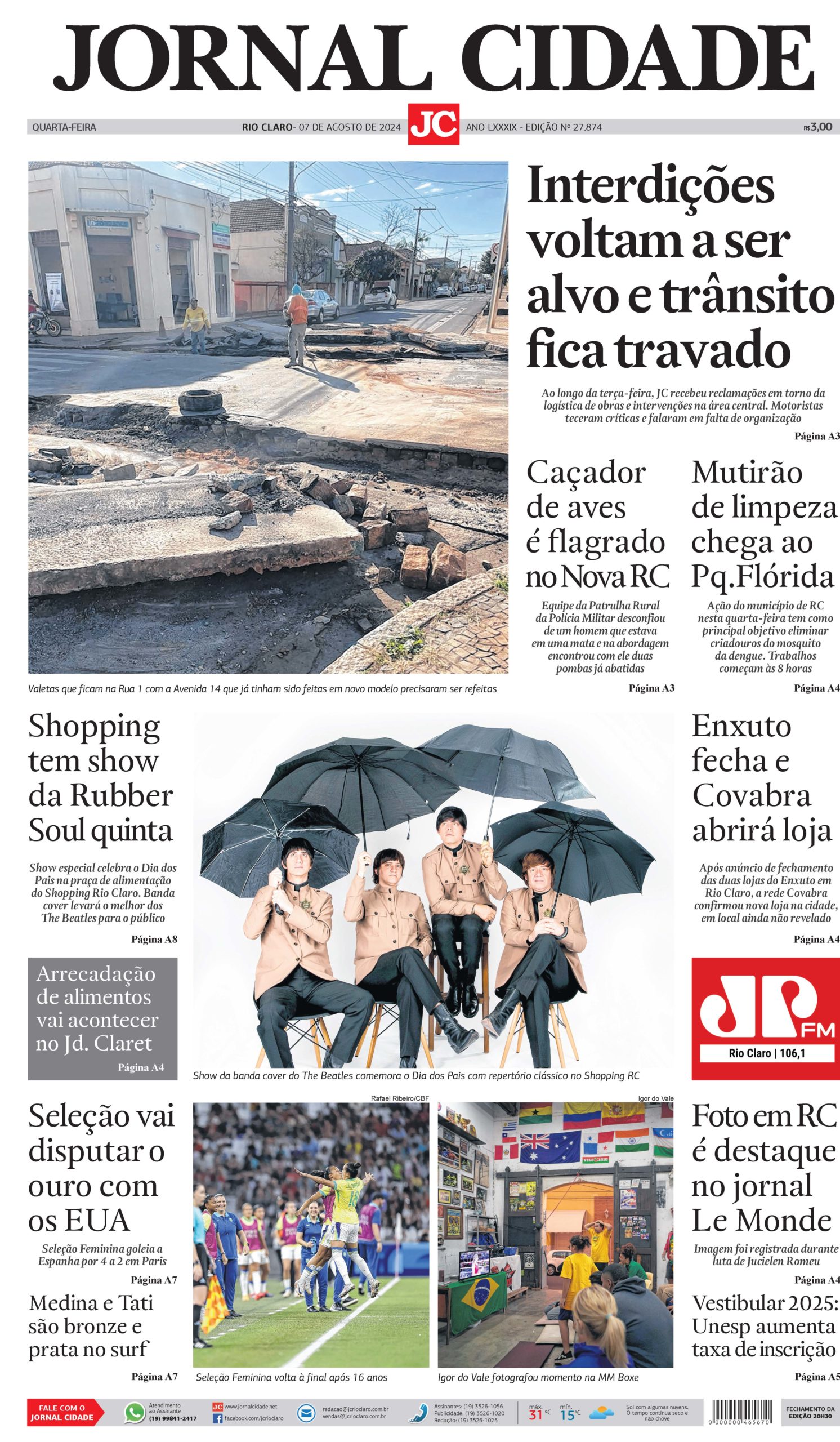 Jornal Cidade 07 De Agosto De 2024 Jornal Cidade Rc