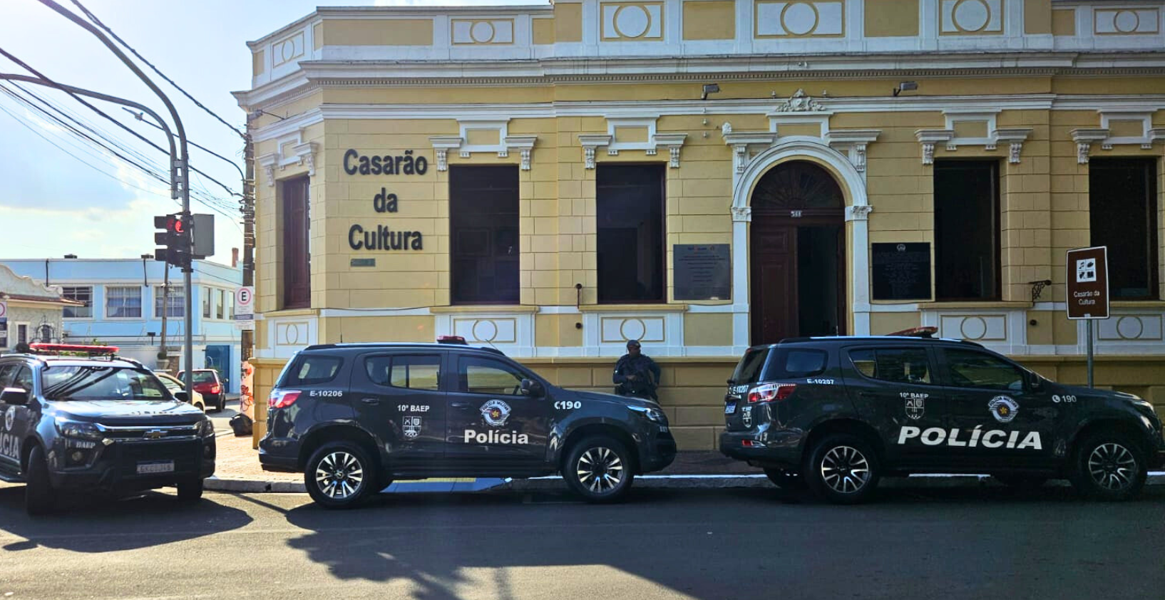 O Casarão de Cultura de Rio Claro é um dos órgãos ligados à Secretaria Municipal de Cultura. Dalberto foi preso no local