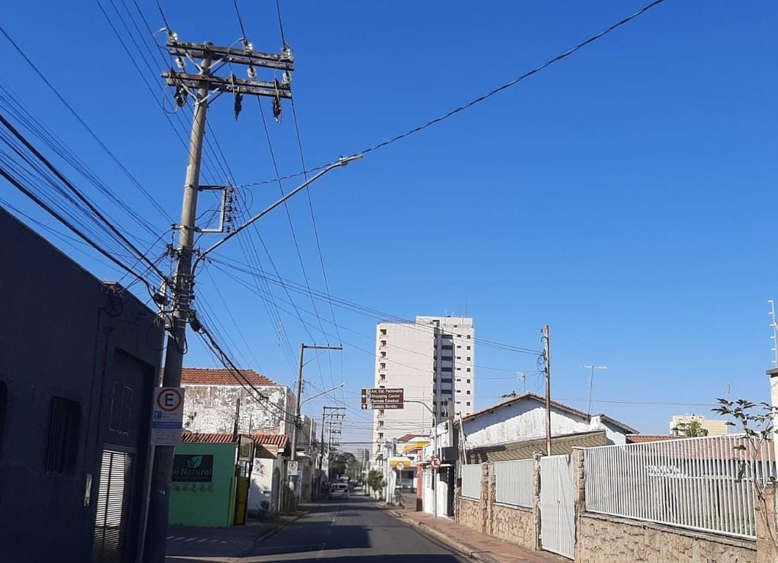 Céu azul em Rio Claro
