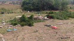 No Jardim Progresso, a própria população está depositando irregularmente lixo, restos de construção e mais resíduos