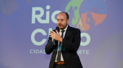 O prefeito Gustavo Perissinotto (PSD)