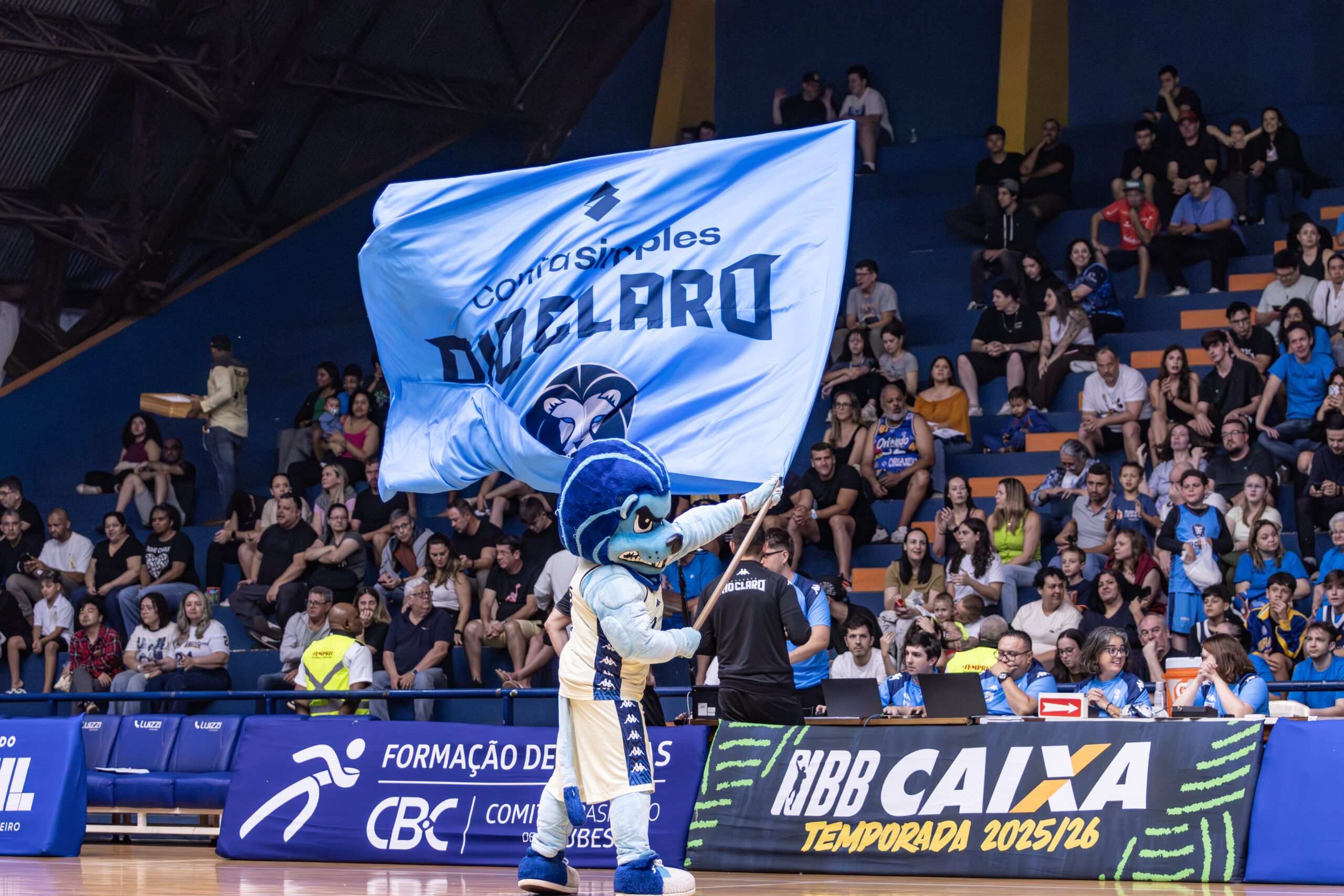 O Conta Simples Rio Claro voltou às quadras após dois anos de pausa no basquete brasileiro. Foto: Guilherme Figueiredo