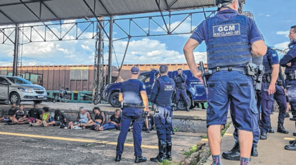 Operação realizada no entorno da Estação Ferroviária