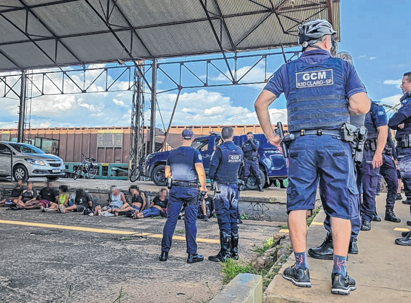 Operação realizada no entorno da Estação Ferroviária
