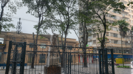 Tempo chuvoso em Rio Claro; Jardim Público