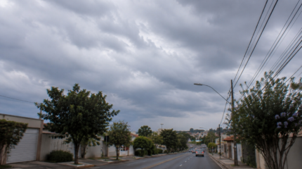 Tempo nubluado em Rio Claro; nubulosidade; nublado
