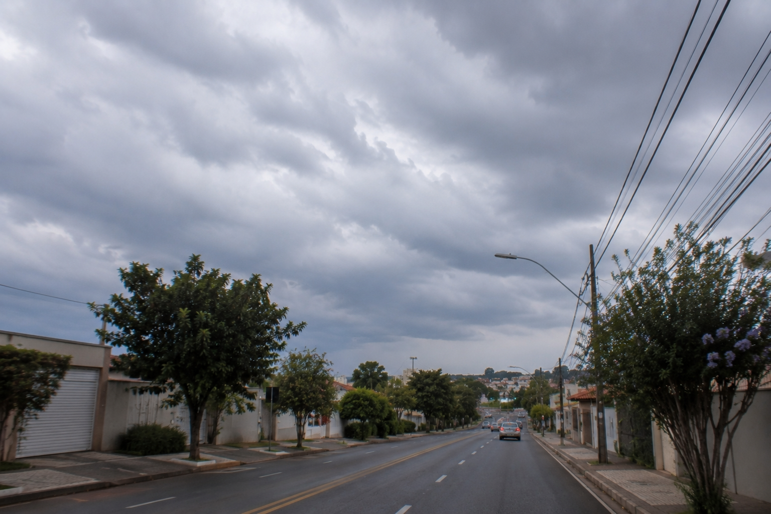Tempo nubluado em Rio Claro; nubulosidade; nublado