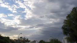 Nublado, frente fria, Rio Claro, céu de Rio Claro