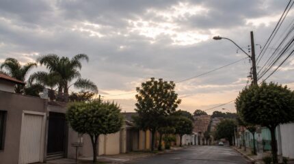 Nublado; parcialmente nublado; frente fria; Rio Claro
