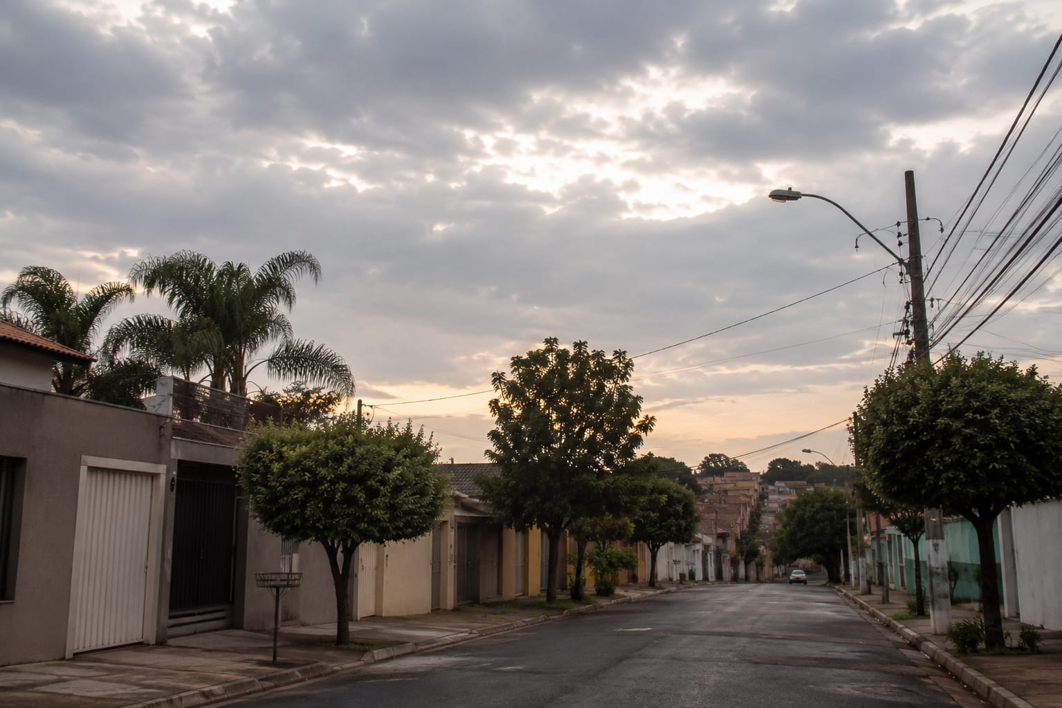 Nublado; parcialmente nublado; frente fria; Rio Claro
