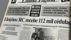 Reportagem do Jornal Cidade há 30 anos mostra como estava a eleição de 1996