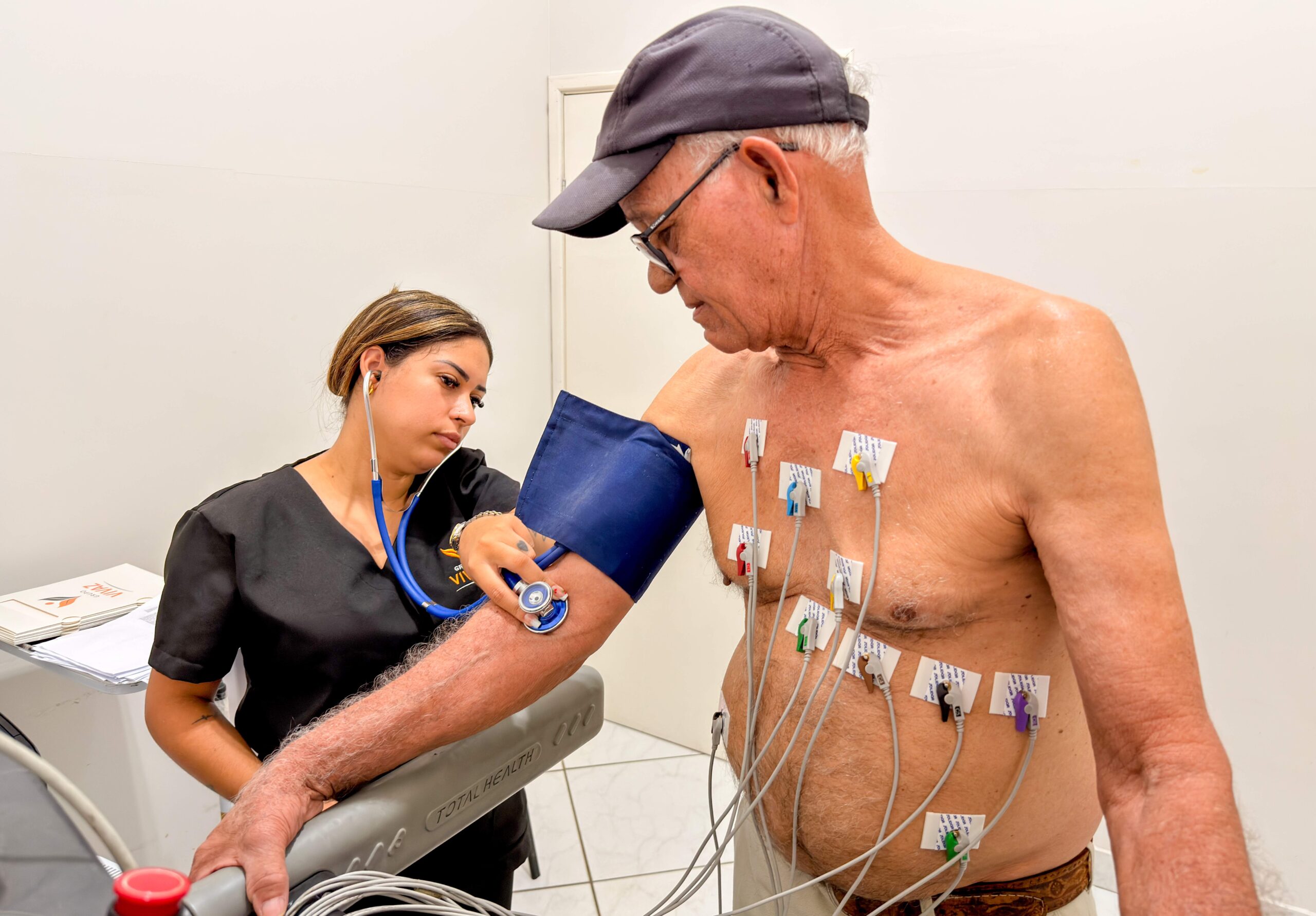 Consultas e exames foram realizados sábado no Cead. Foto: Divulgação/PMRC