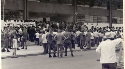 Inauguração do Batista Leme em 1971. Foto: Acervo Arquivo Público do Município de Rio Claro