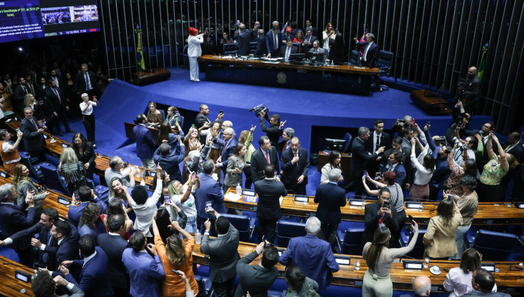Brasília – DF – 14/10/2026 - Sessão do Senado que votou o fim da escala 6X1. Lula Marques/Agência Brasil.