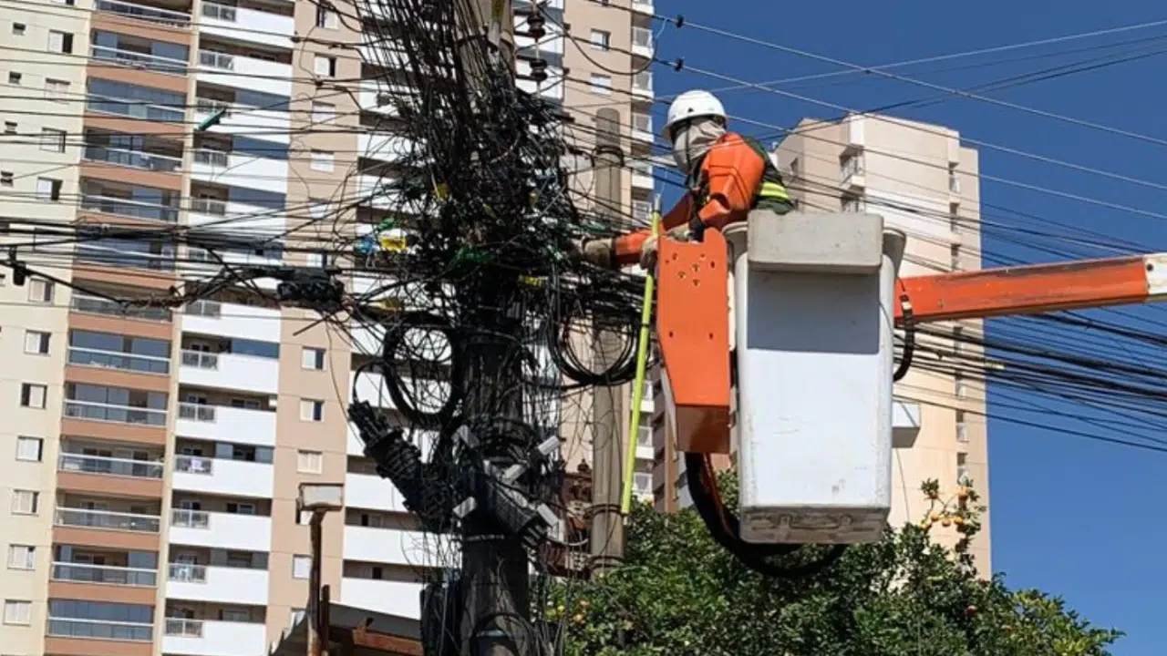 Somente no município de Rio Claro foram retirados 1.530kg de cabos e equipamentos de telecomunicações