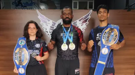 Atletas de Rio Claro conquistam títulos no Pan-Americano de Kickboxing realizado em Vitória, no Espírito Santo